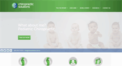 Desktop Screenshot of chirosolutions.com.au